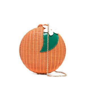 Serpui Orange Clutch Bags Women